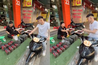 Videokaarten worden per kilo verkocht op straat in Vietnam