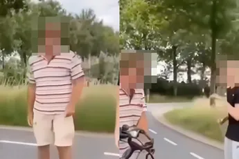 Kinderen in Gelderland vallen man op de fiets lastig