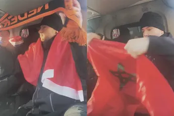 Werkbusje opruimen nu Nederland uit het WK van Qatar ligt...