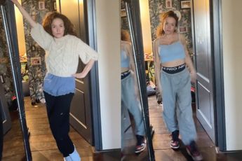 Katja Schuurman doet MILF's die zichzelf kleden als hun dochter trend