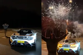 De McLaren 765LT Spider van Joseph Klibansky kun je ook gebruiken als vuurwerktafeltje