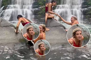Maak een selfie bij een waterval zeiden ze, dat wordt 'majestueus' zeiden ze