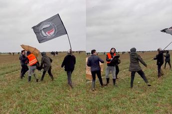 Slijptol en cameraman van omroep PowNed aangevallen bij protest in Lützerath