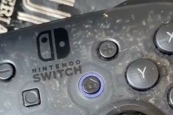 Nintendo Switch controller is een beetje goor