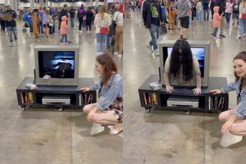 The Ring cosplay is toch wel heel cool gedaan