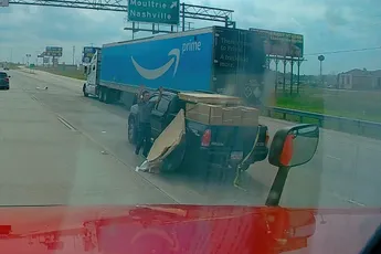 Ben je dan even blij met oplettende vrachtwagenchauffeurs