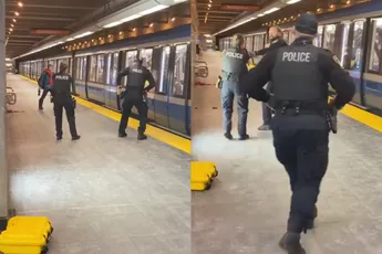 Taser na aanval in metro van Montreal heeft nagenoeg geen effect