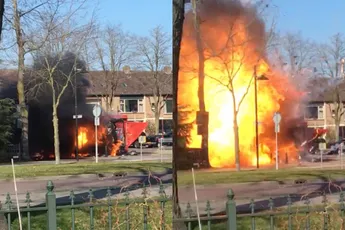 Weinig over van viskraam na ontploffing in Zundert