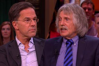 Johan Derksen fel tegen Mark Rutte: 'Ik vind dat je gefaald hebt'