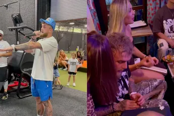 Jutta Leerdam en Jake Paul zijn handtastelijk en dus waarschijnlijk verliefd