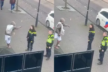 Verwarde naakte man in Glanerbrug wil onder de zonnebank, politie schakelt hem uit met taser