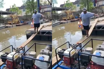 Je ziet dat die plank je niet gaat houden, maar toch stap je erop