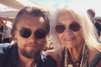 Leonardo DiCaprio gespot met voor zijn doen een hoogbejaard supermodel