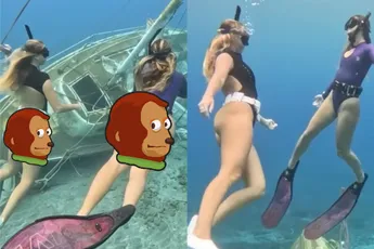 Wrak snorkelen is soms best interessant