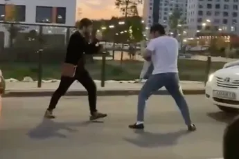 Als blijkt dat je tegenstander wel kan vechten