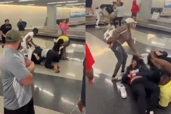 Vlam in de pan op luchthaven van Chicago
