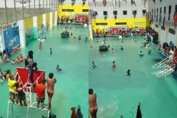 In Ecuador hebben ze gewoon een zwembad in de gevangenis gemaakt