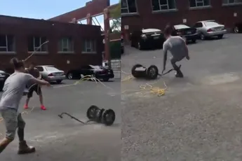 De cowboy aanpak bij Segway vangen is niet de meest handige