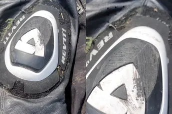 Lalaa.on.wheels raakte voor het eerst met haar knie het asfalt