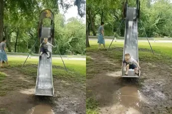 Kind laat zien niet al te slim te zijn, maar er wel echt voor te gaan