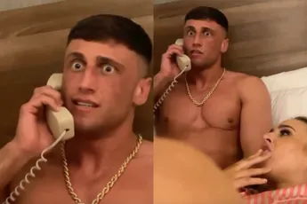 Laatste waarschuwing heel serieus genomen door gast die zo strak als een plank staat