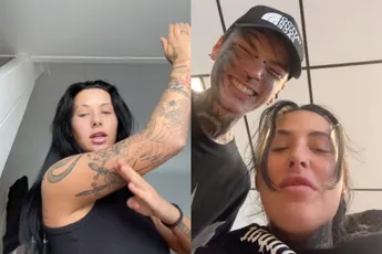 Danique heeft een nieuwe opvallende tatoeage aan laten meten