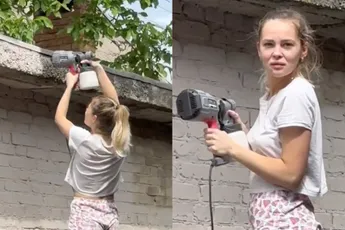 Hulp van vriendinnetje komt nog niet helemaal lekker uit de verf
