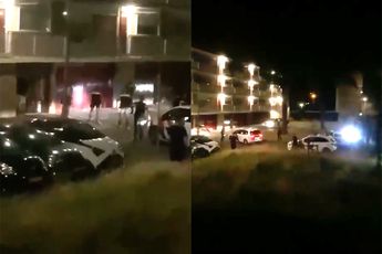 Gezelligheid in Nijmegen: Politie vuurt kogelregen af op auto die uit garage vlucht