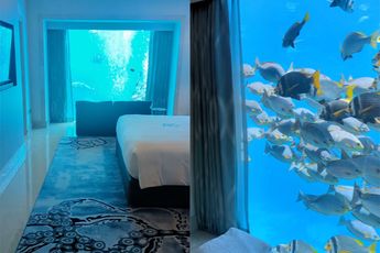 Tip voor als je naar Dubai gaat: Neem een onderwater kamer
