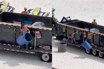 Vuilnisophalers Panama City Beach zijn geoliede machine en hebben zin in hun werk