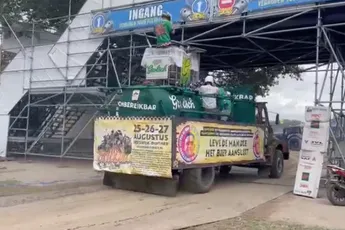 Man valt meters naar beneden na botsing met loopbrug tijdens Zwarte Cross