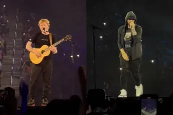 Eminem als verrassingsact bij opreden van Ed Sheeran in Detroit