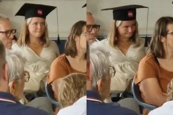 De diploma uitreiking beetje leuker gemaakt met het een en ander?