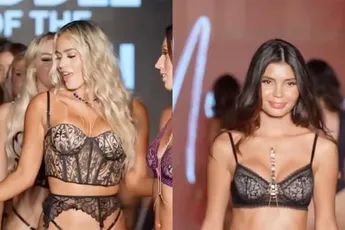 Gewoon omdat het kan: Bikinimodellen lopen een rondje op je beeldscherm