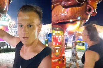 Rapper Sjors nog niet helemaal over Natascha heen en uit zijn agressie op boksbal