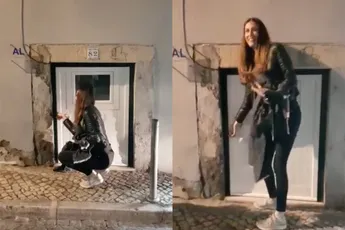 Als de deur van je Airbnb appartement in Lissabon heel erg klein is