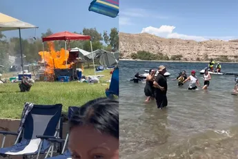 Gezellige BBQ loopt uit de hand en is plots heel snel afgelopen