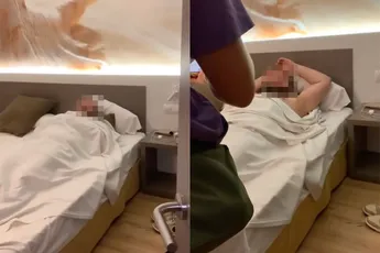 Gozer in Mallorca vindt bij terugkomst in appartement random Duitser in zijn bed