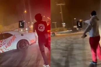 Illegale straatrace in Miami is ineens plaats delict van een schietpartij