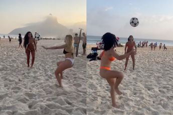 Heel mooi vrouwenvoetbal, maar dan wel vanuit Brazilië