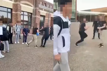 Gezellig potje matten op het schoolplein, maar één persoon durft pas later mee te doen