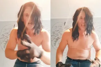 Internet kan uit: Rapper Sjors als Marilyn Manson