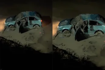 Mannenfilmpje: auto en veel modder