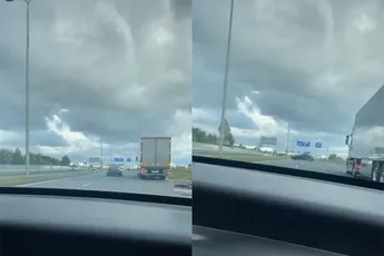 Oom laat zijn drift kunsten zien in nieuwe Mercedes, gaat helemaal fout