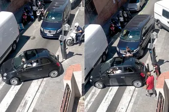 Straat uitrijden in Spanje is heel erg moeilijk
