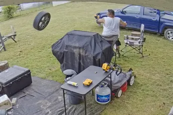 Rust momentje bruut verstoord door losgeslagen wiel