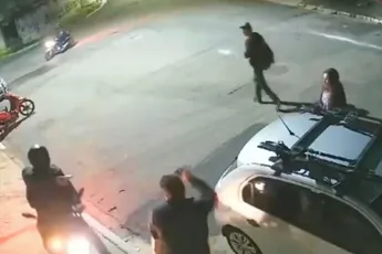 Agente maakte korte metten met overvaller van haar man in São Paulo