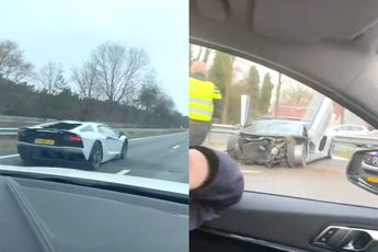 Volgens politie reed Rick van S. in Lamborghini boven 260 km/u voordat hij vangrail aantikte