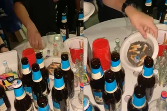 Smerig geintje moet kunnen na een flink aantal flessen Appie-pils