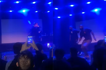 Bier gooien naar rapper Jack blijkt geen goed idee